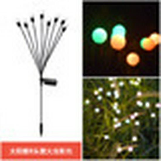 Solar Firefly Garden Lights: LED Courtyard Decor for Festive Ambiance.