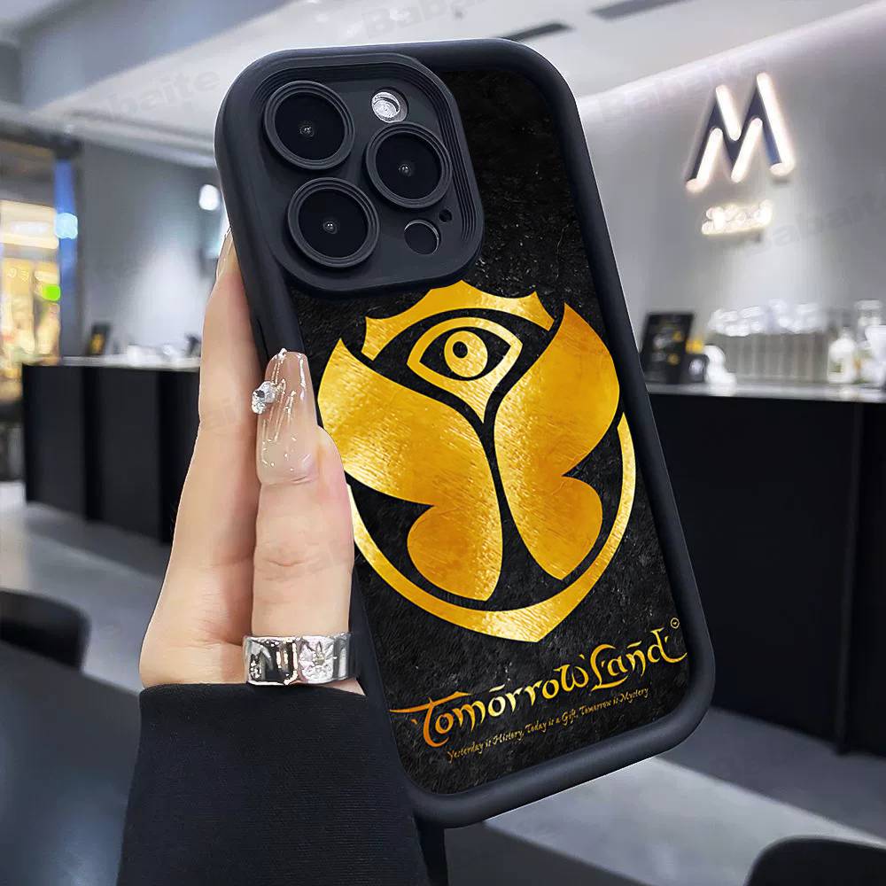 

T-Tomorrowlands Music Logo Phone Case For IPhone 17 16 15 14 13 Pro Max Plus 12 11 Cover iPhone 17pro max