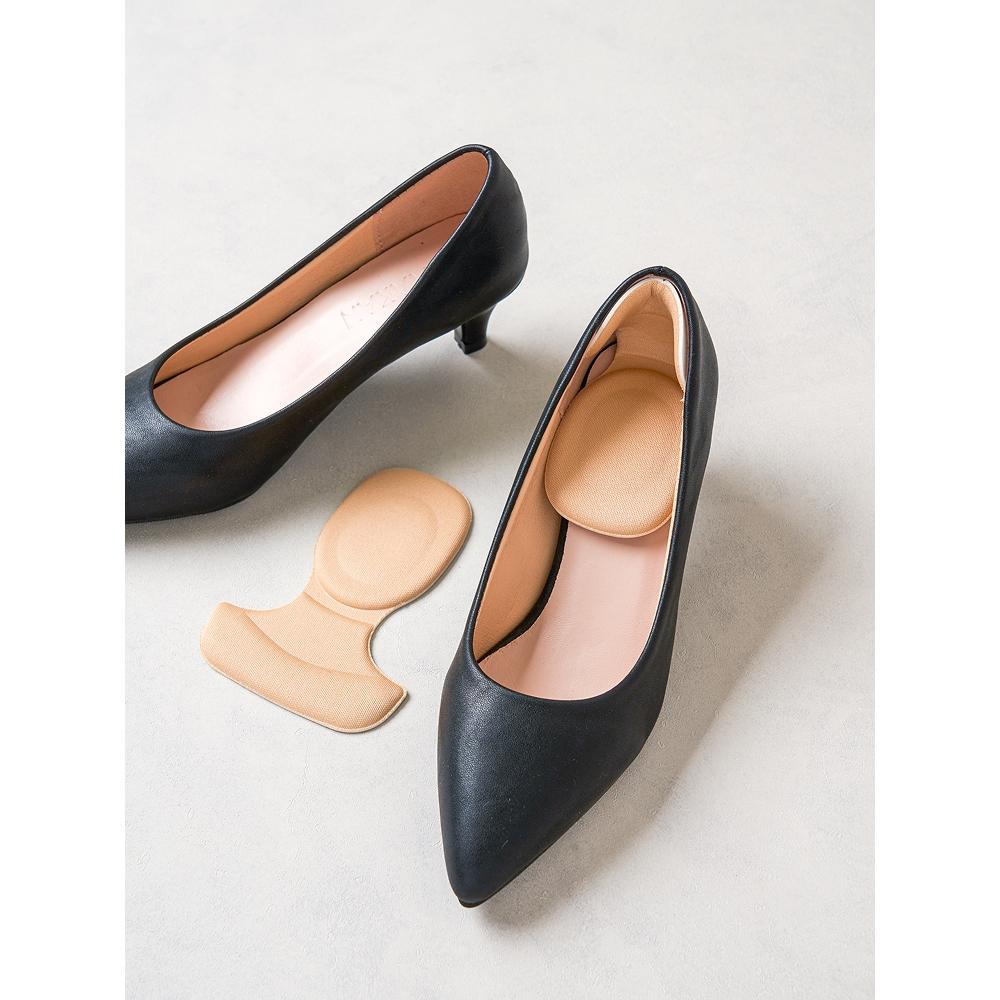 Daiso T Shaped Heel Pads wiTh Fabric  Pack Of 2