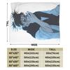 Choso Flanelldecke Kaisens Anime Lustige Überwurfdecken für Zuhause Hotel Sofa 150*125cm Bettüberwürfe