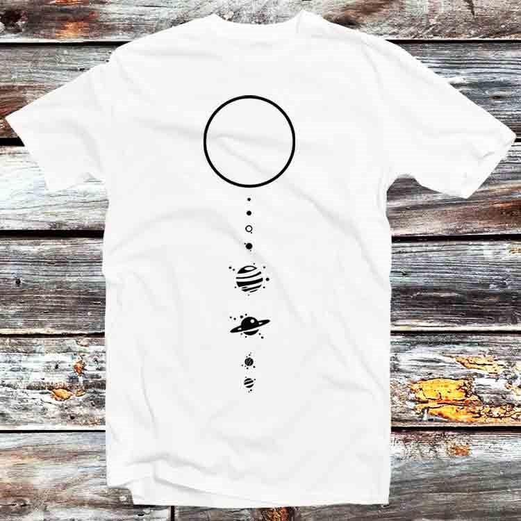 

Минимальная Солнечная Система Вселенная Планета Космос Марс Земля Футболка B831 3XL