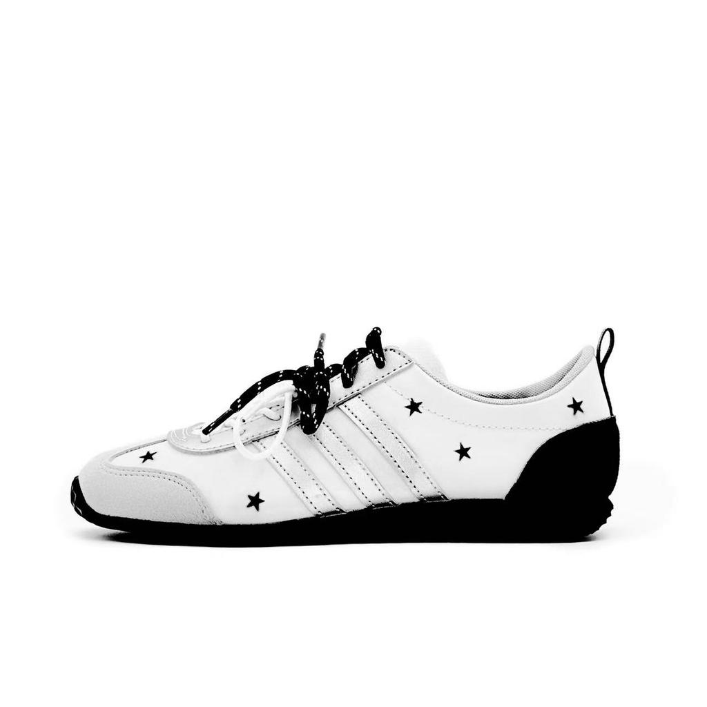 Adidas VS JOG 2.0 Low top German Army Trainers Unisex Black White JR4653(Team728-)