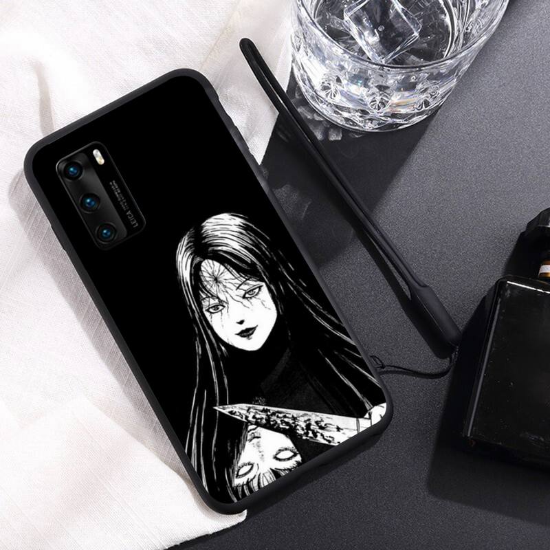 Horror Tomie Phone Case For Huawei Y6 Y7 Y9 Prime 2019 Y9s Mate 10 20 40 Pro Lite Nova 5t Silicone Cover
