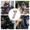 Auspuffschalldämpfer mit Einsätzen Wasserdicht Geräuschreduzierung Motorradschalldämpfer Hohe Leistung Stabile Powersports Schalldämpfer &