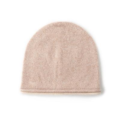Cashmere Autumn and Winter New Unisex Color Matched Rolled Up Casual Headscarf Warm and Ear Protecting Knitted Hat