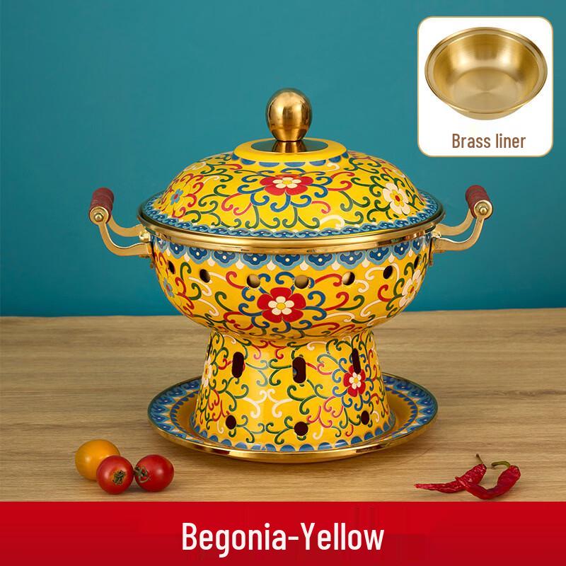 Hanyou Enamel Color Personal Copper Hotpot