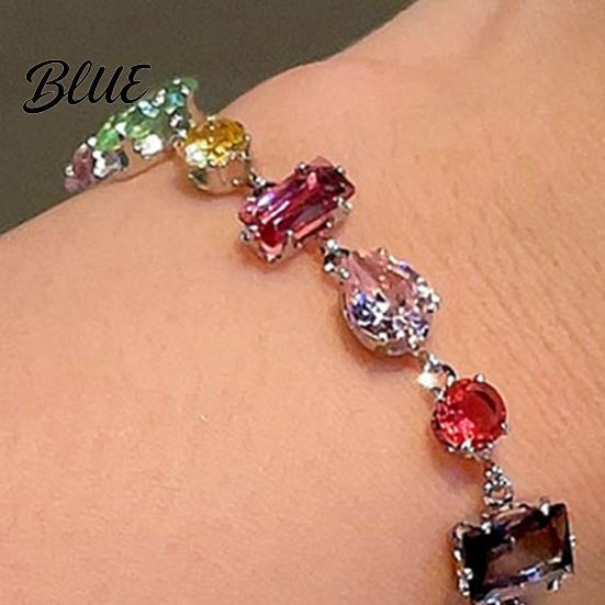 Health Luck Necklace Women Bracelet Multi Shape Colorful Candy Color