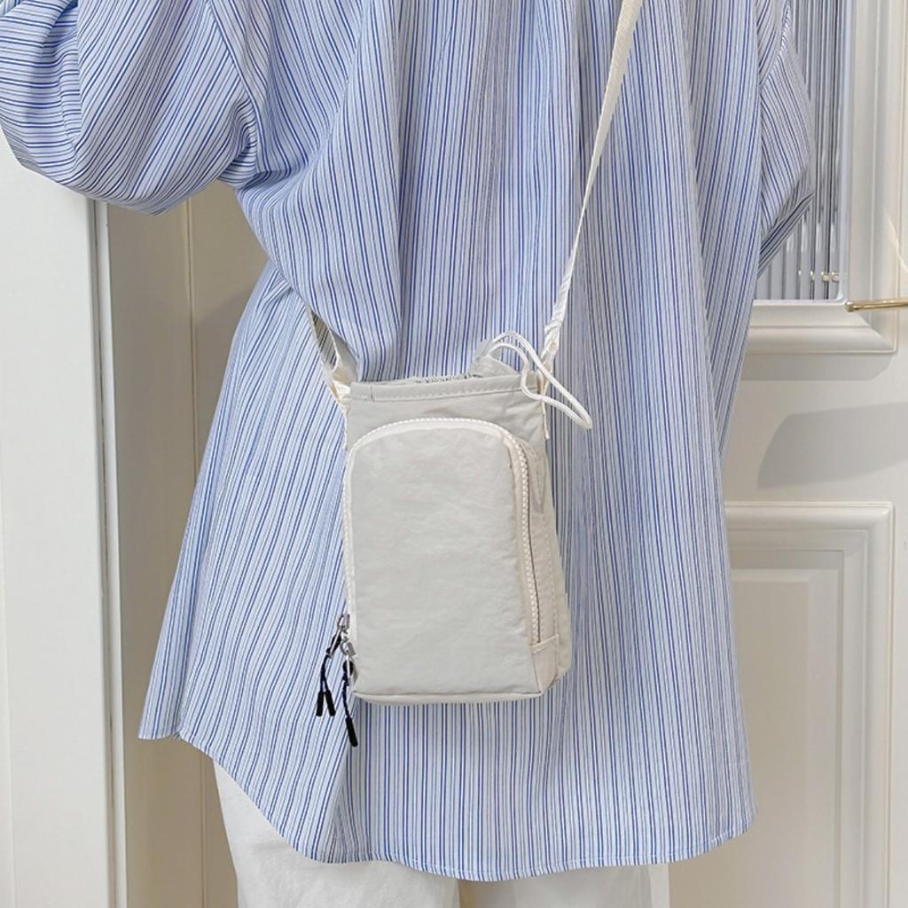 Casual, Small Square Bag, Canvas, Crossbody Bag