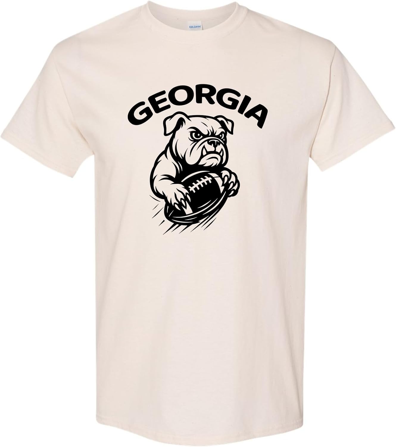 

Georgia Sports Fan Shirt Gritty Dog Football Graphic Tee Vintage Southern Game Day T-Shirt for College Fans S разноцветный