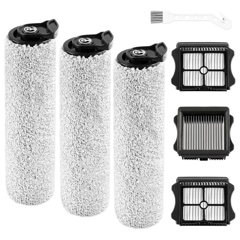 

AEE4-Brush Rollers And HEPA Filter For Tineco Ifloor 3 And Floor One S3 Cordless Wet Dry Vacuum Cleaner Replacement Parts