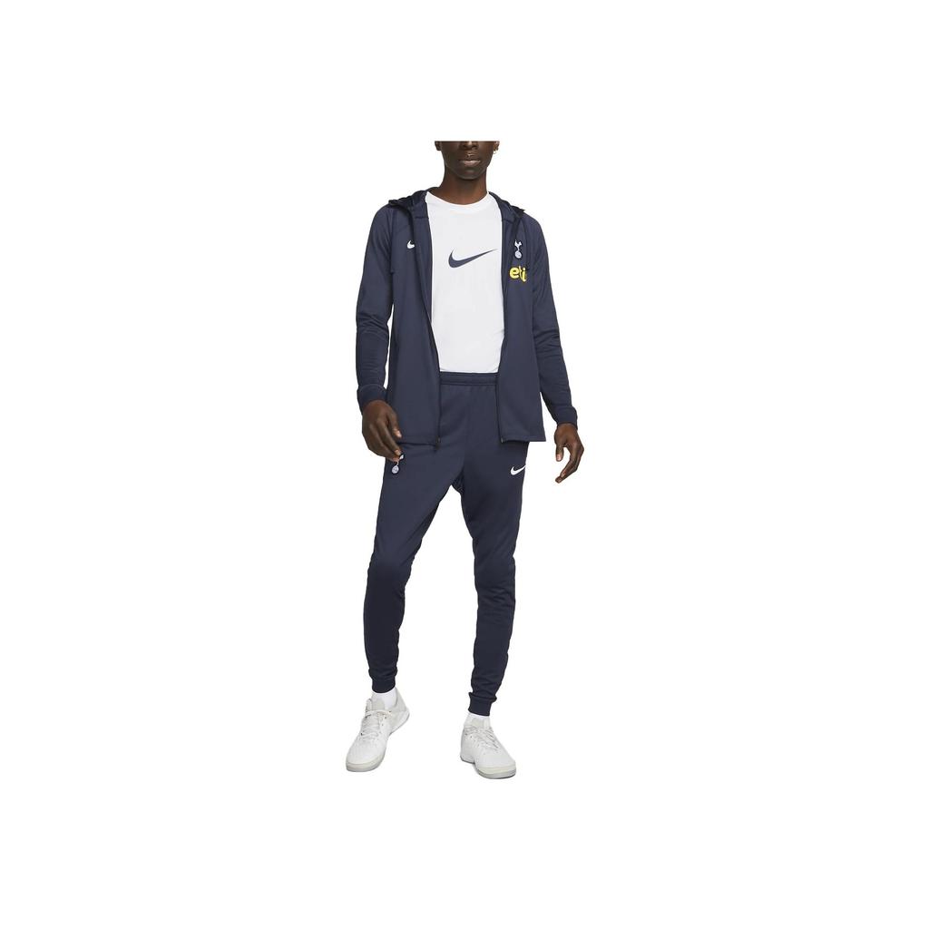 Nike Tottenham Hotspur Strike Logo Embroidered Lace-Up Knitted Sports Pants Men Pants Ocean-Blue DX3525-459