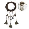 Witch Bells Protection Door Hangers Handmade Witchcraft Hanging Ornament for Living Rooms Bedrooms Kitchens