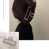 New Metal Claw Clip for Women Gold Geometric Hair Claw Large Size Headband Hairpin Claw Clip Hair Crab Hair Accessories