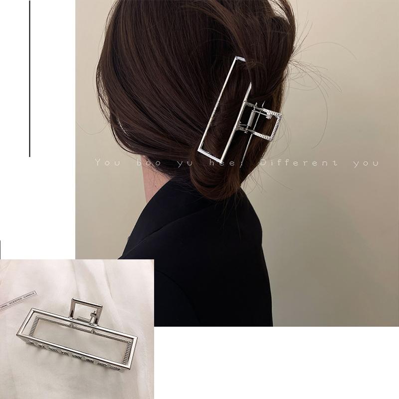New Metal Claw Clip for Women Gold Geometric Hair Claw Large Size Headband Hairpin Claw Clip Hair Crab Hair Accessories