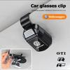 Opq1 1Pcs Glasses Storage Holder Car Sun Visor Sunglasses Clip For VW GTI Polo Golf Passat Tiguan Arteon Touareg CC Taigo Caddy Jetta