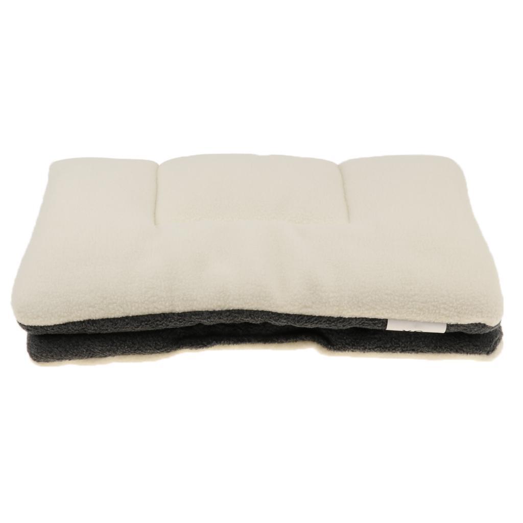 Warm Soft Pet Dog Puppy Cat Kennel Cage Pad Bed Cushion Fleece Mat Nest 