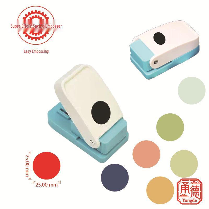 Round Embosser Craft Journal: Handmade Card & Flower Punching Machine for Kindergarten