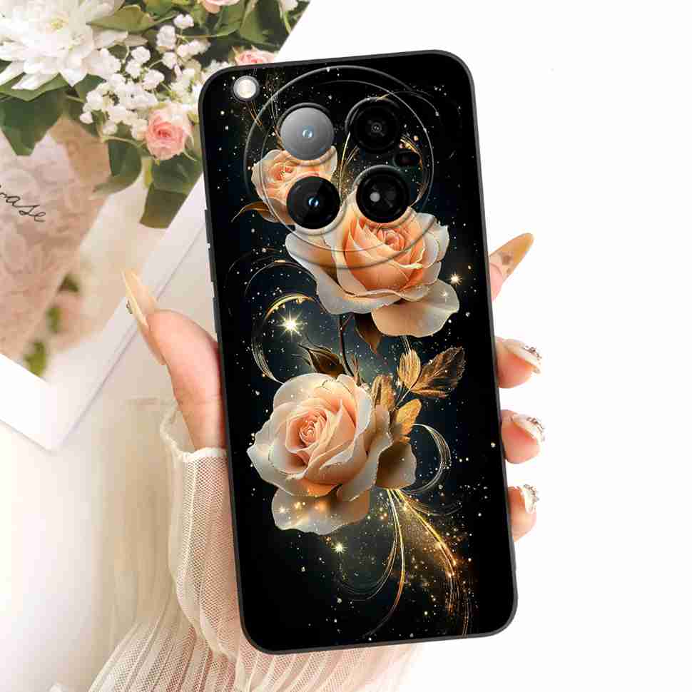 Für Infinix Zero 40 4G X6860 Hülle Luxus Schleifen Malerei Weiche Silikon Rückabdeckung Für Infinix Zero40 ZERO 40 4G Handyhüllen Bumper