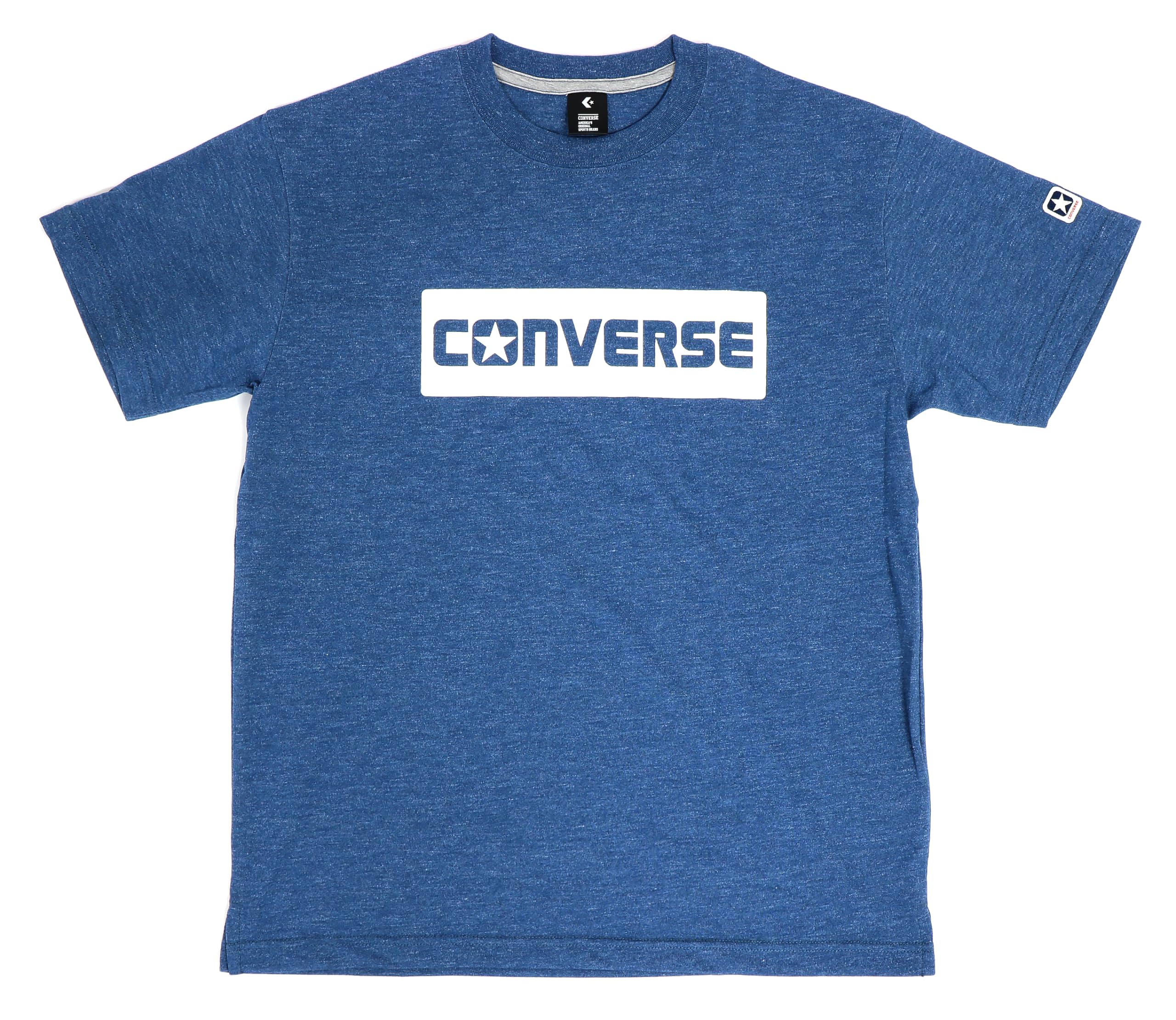 

Мужская футболка Converse CA231382 с круглым вырезом, цвет индиго