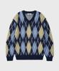 KIIMUIR Argyle Pattern Knit_Navy