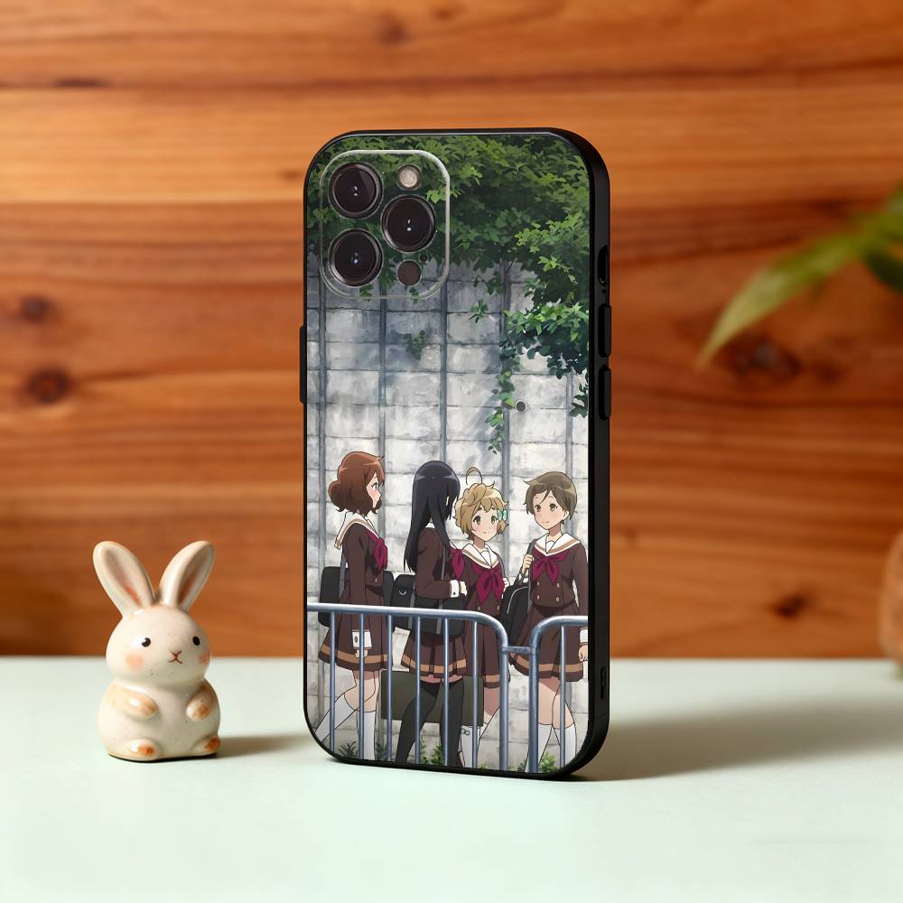 Anime S-Sound! E-Euphonium Phone Case For iPhone17,16,15,14,13,12,Plus,Pro Max, 5G Others Soft Black Cover
