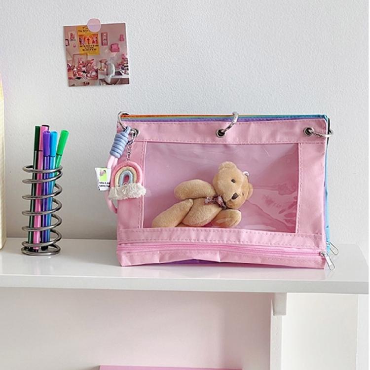 Netted Wallet for Organizing Small Object Makeup Organizer Pouch File Container