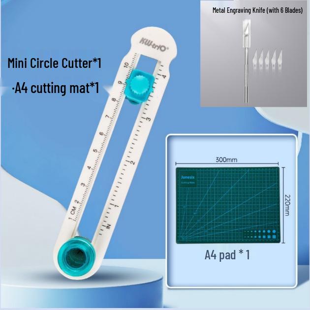 A4 Large Cutting Mat for Art, Crafts, and DIY Projects - Child-Friendly, Clay and Drawing Mat with Anti-Cut Features