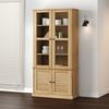 Vidaxl Vigo Display Cabinet, 85X35X170 Cm, Solid Pine Wood