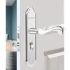 Stainless Steel Handle Door Lock Mechanical Magnetic Security Entry Lever Lock for Bedroom Hotel