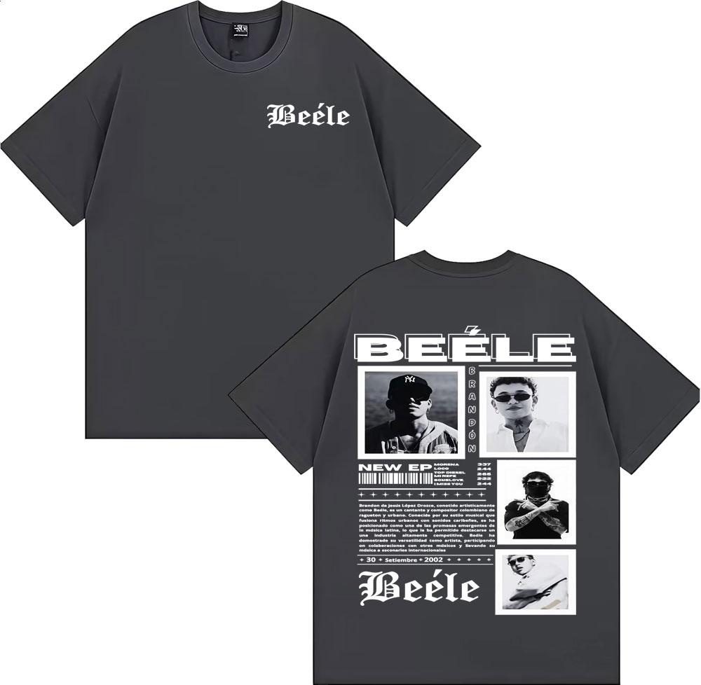 Rapper BEELE Brandon Album Tour 2025 Graphic T Shirt for Men Fashion Hip Hop Vintage T Shirts Summer Tops Casual Comfort Tshirt