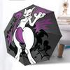 Mewtwo Pokemon Anti UV Umbrella Sun Protection Shade Umbrella Waterproof Windproof Outdoor Travel Parasol