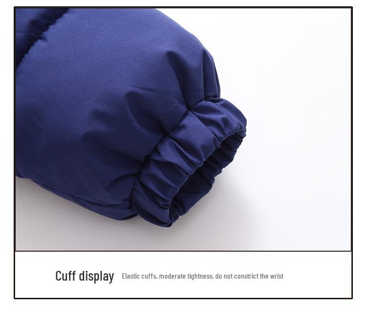 878 Kids' Double-Sided Fleece-Lined Cotton Winter Jacket - New Style for Boys and Girls