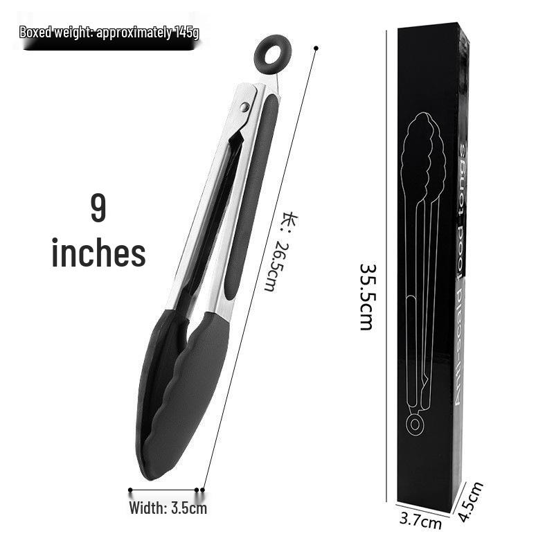 Stainless Steel Multi-Functional Kitchen Tongs for BBQ, Roasting & Baking - Free Shipping