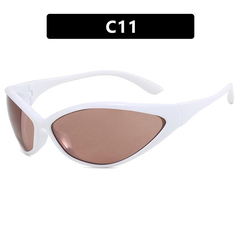 

Luxury Brand Designer Sport Goggle Sunglasses Women For Men Vintage Punk Sun Glasses Future Riding Steampunk Eyeglasses As the photo