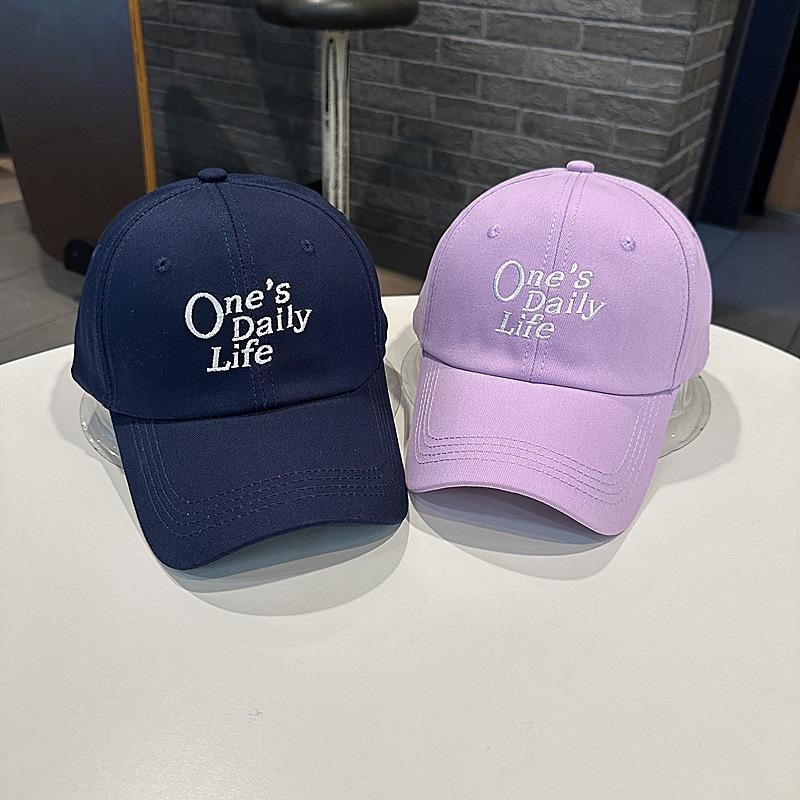 Tide embroidery baseball cap travel casual cap men and women spring and summer new sun hat