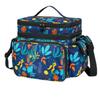 Sewing Organizer Bag with Shoulder Strap Transparent Pockets Tool