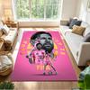Inter Miami FC Messi Floor Rug Office Rug Perfect for Playrooms Bedrooms Foyer Hallway Antislip Carpet Office Home Decor Spiritual Gift