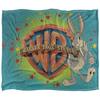 Warner Bros Silky Coloured Bugs Bunny Supersoft Blanket