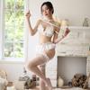 Sexy Lingerie Female Sexy Temptation Princess Garter Lace Three-point Suit Cute Girl 8011