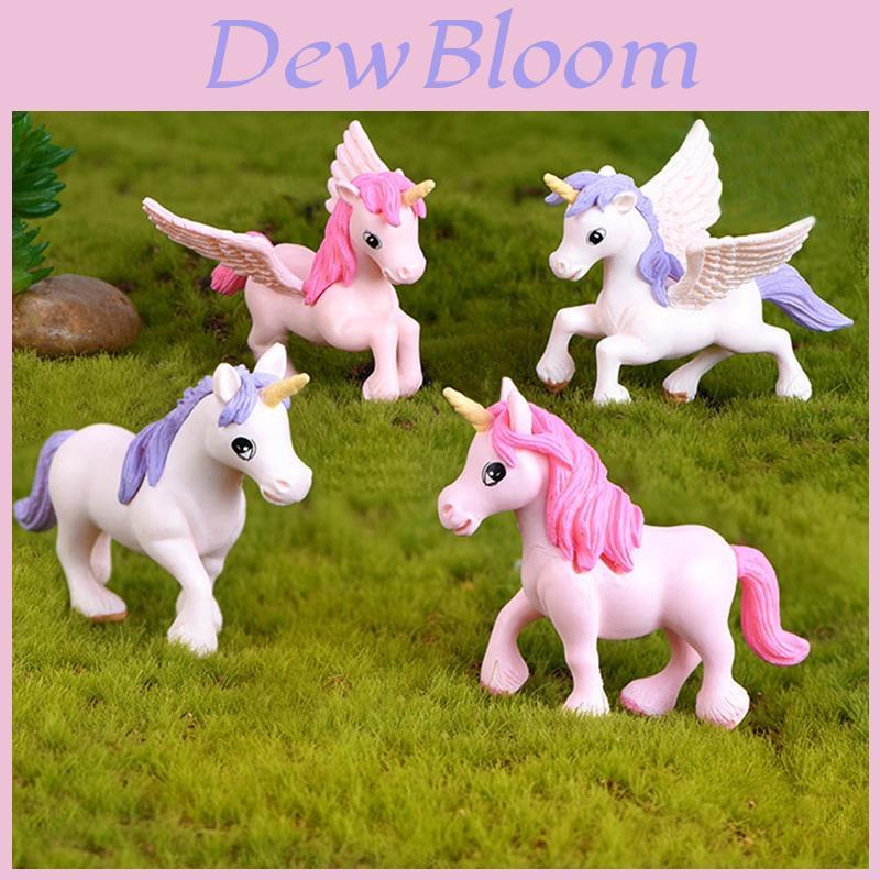 Adorable Unicorn Figurine For Micro Landscape And Fairy Garden Decor