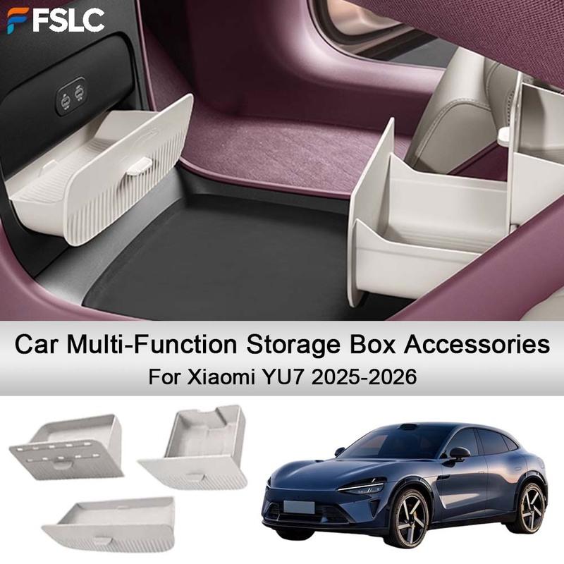 Cars Accessories Car Multi-Function Storage Box Accessories For Xiaomi YU7 2025-2026 Car Decoration Modify A Car
