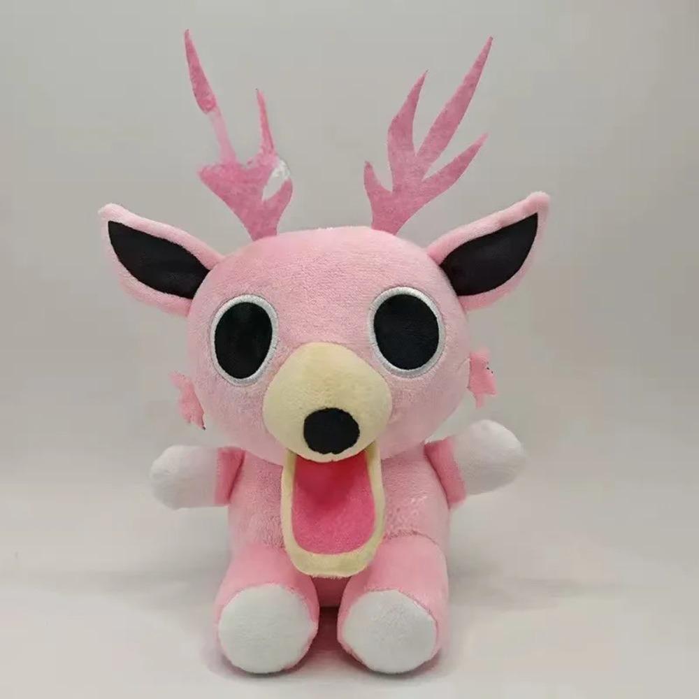 2026 New 99 Nights In The Forest Plush Toy Game The Deer Monster Stuffed Animal Cute Q Version Elk Doll Halloween Gift GG025