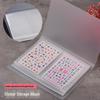 Minimalist Style Album for Influencer Nail Stickers, Nail Decals Storage, and Display Book