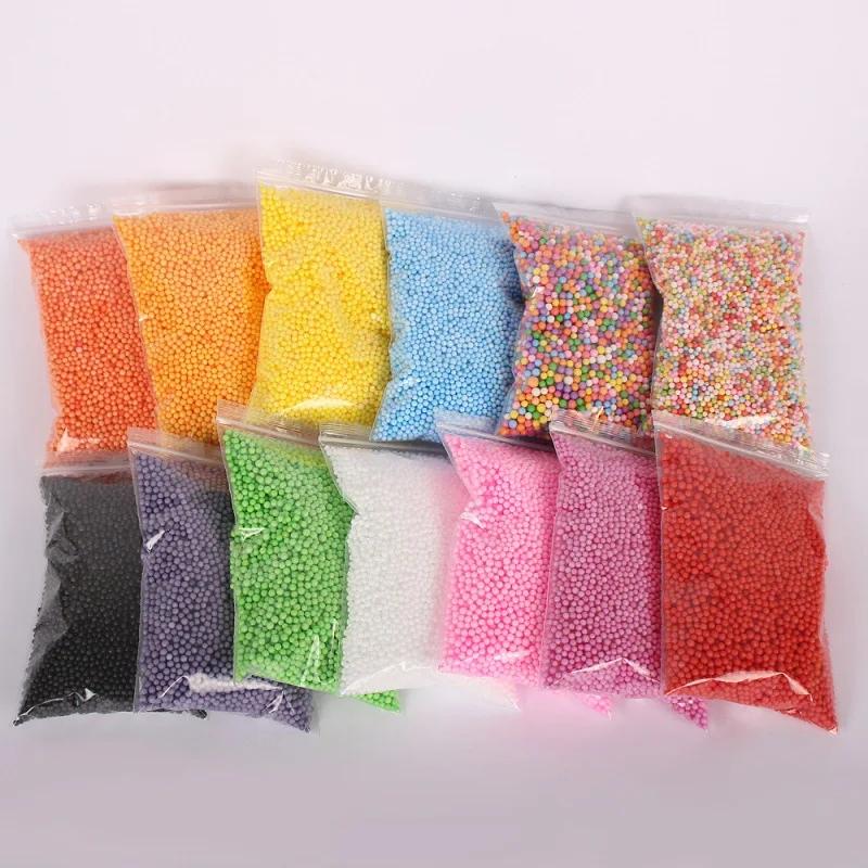 10g 2.5-3mm Foam Beads Colorful Styrofoam Beads Foam Balls Arts Crafts Party Decorations Gift Boxes Vase Bobo Ballon Fillter