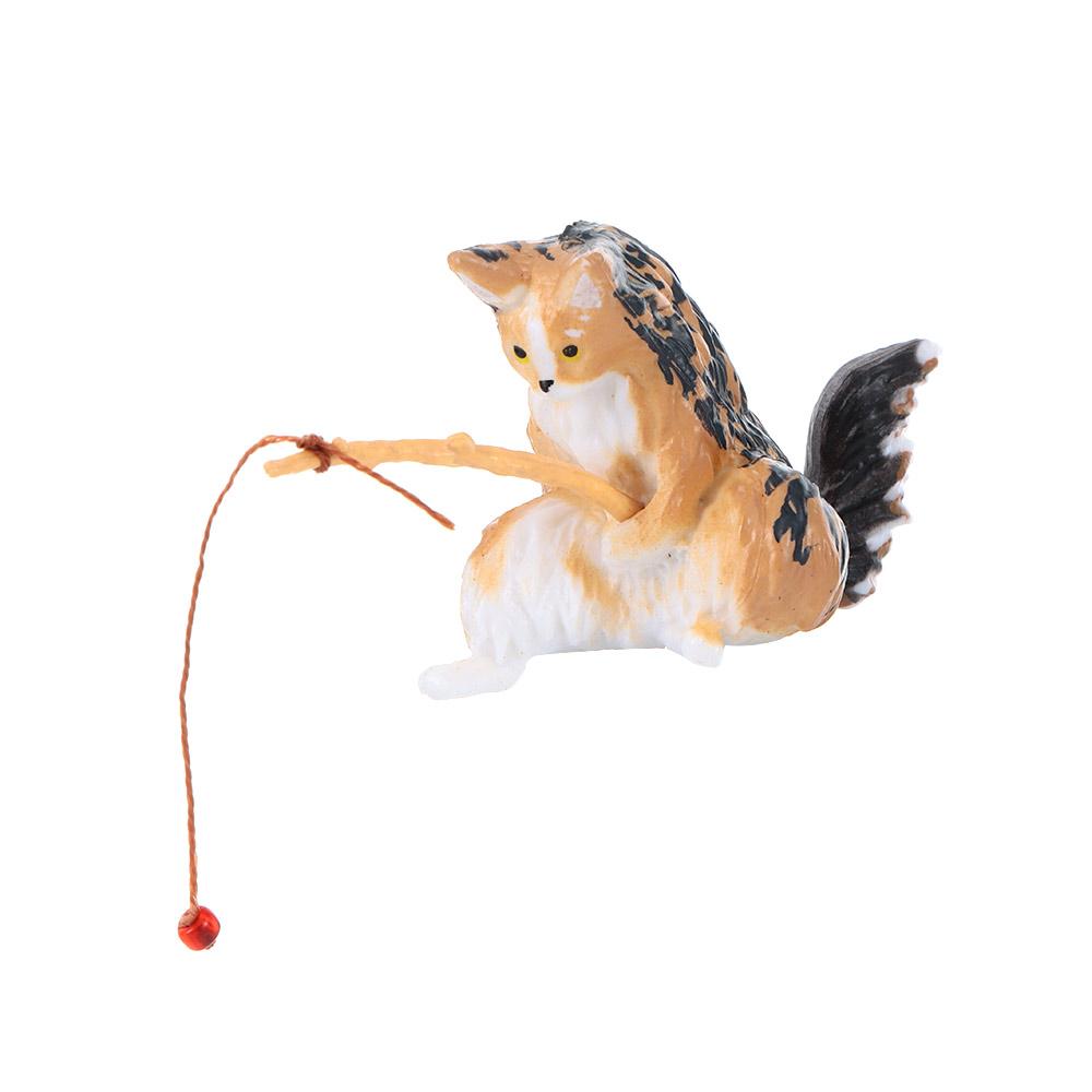 Fishing Aquarium Cat Fishing Fish Tank Decoration Fishing Kittens Aquascape Decorative Ornaments