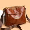 New Women's Bag Large Capacity Fashionable Multi-compartment Messenger Bag Casual Versatile Simple Shoulder Bag