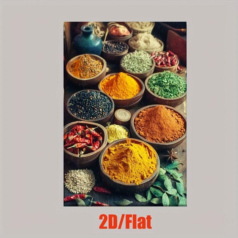 Retro Metal Tin Sign Spices Kitchen Bar Cafe Restaurant Wall Art Decor