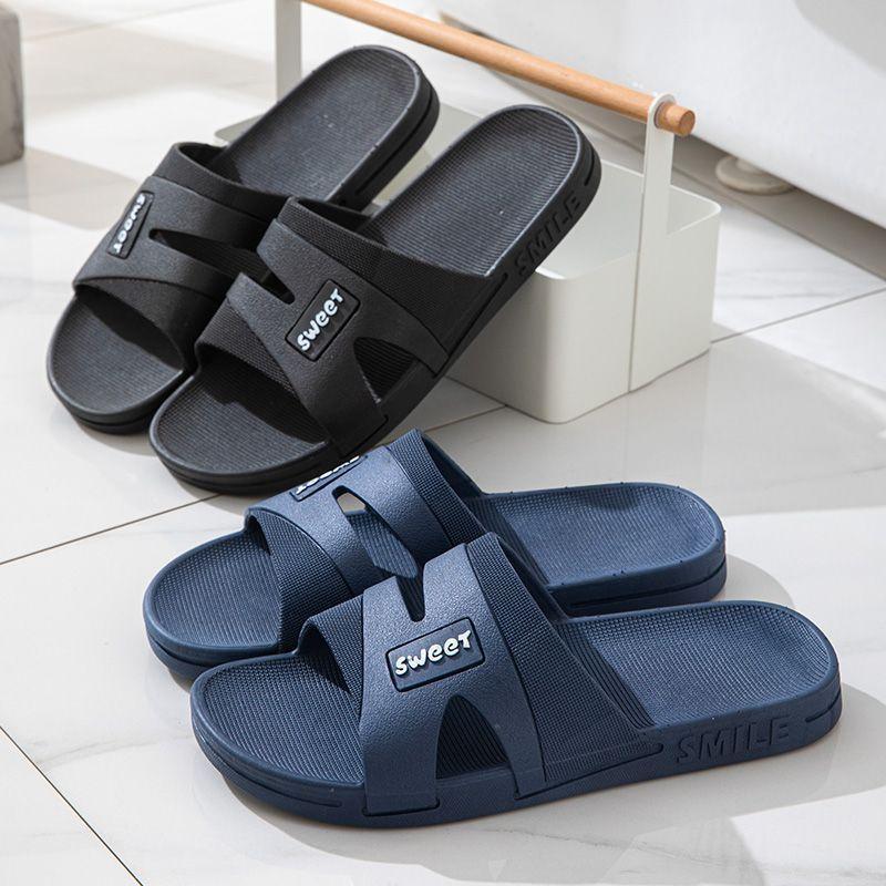 Summer Sandals with Thick Soles for Men Anti Slip Bathroom Comfortable Home Slippers