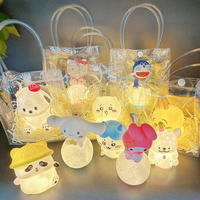Cute Cartoon Night Light - Mid-Autumn Souvenir Toy, Popular Street Stall Item