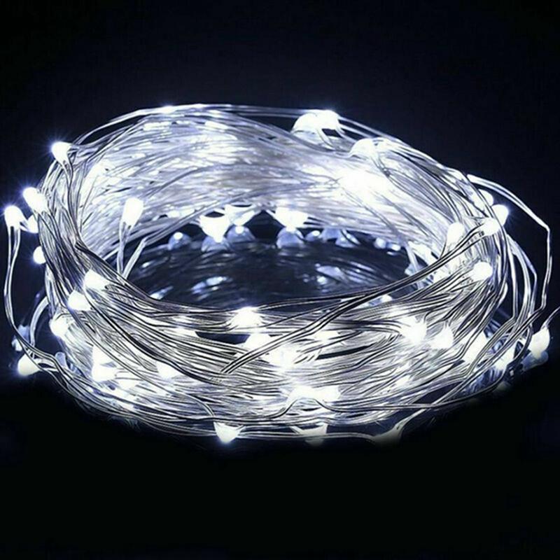 

1Pack Fairy Light String Led Copper Wire String Light 1/2/3/5/10M Battery Powered for Bedroom Garden Party Wedding Decoration 1M10LED